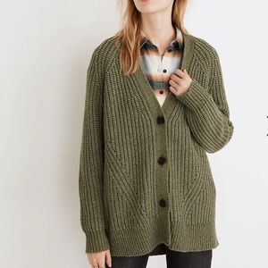 Madewell Holmes Ribbed Cardigan